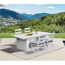 halifax white  pc outdoor dining   