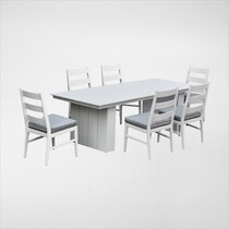 halifax white  pc outdoor dining   