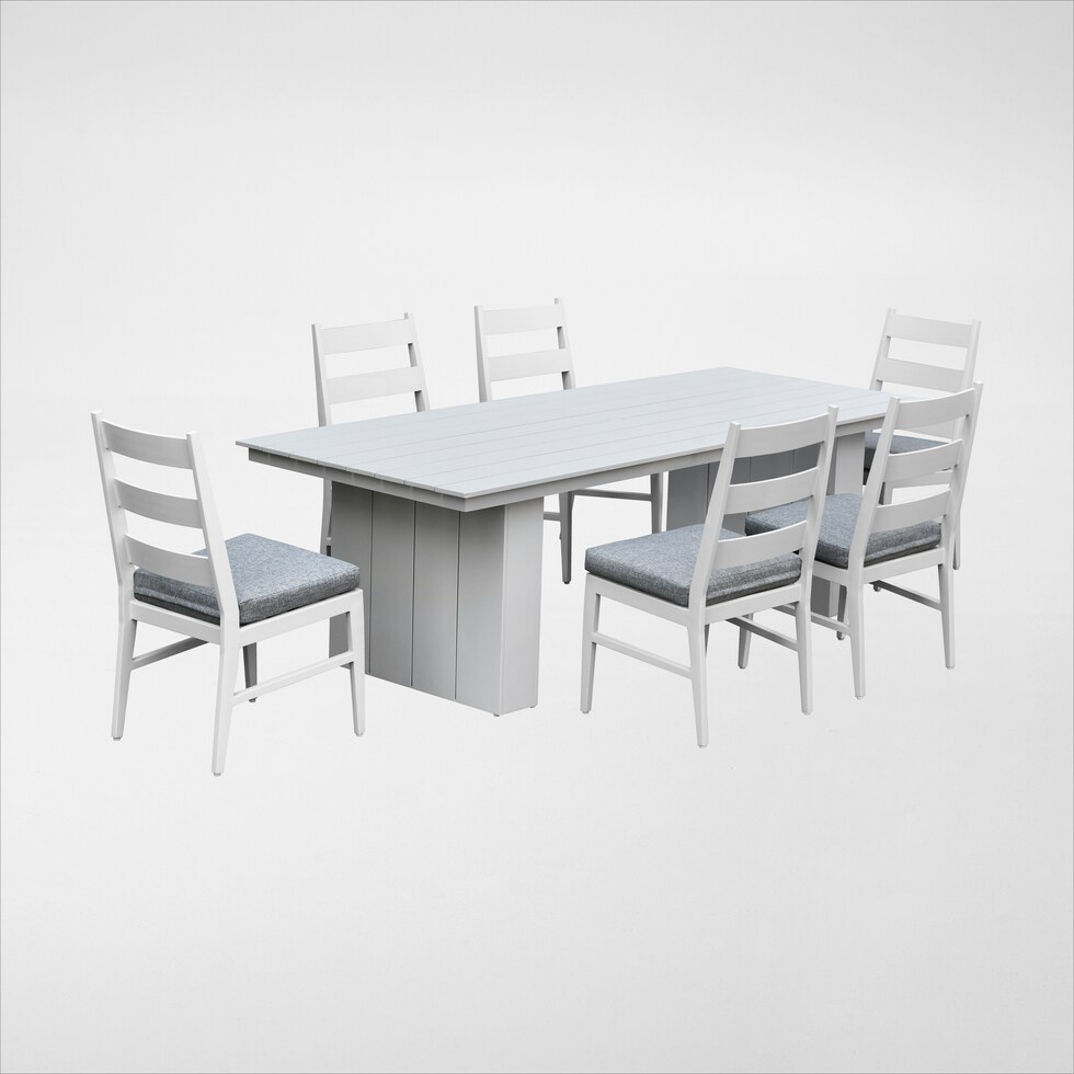 halifax white  pc outdoor dining   