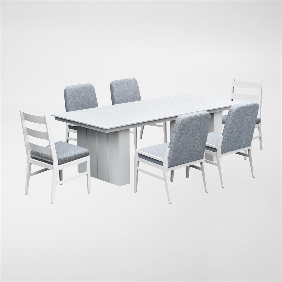 halifax white  pc outdoor dining   