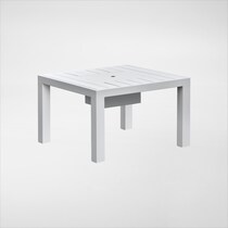 halifax white outdoor sectional set   