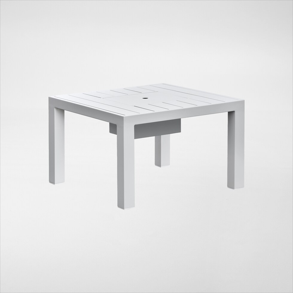 halifax white outdoor sectional set   