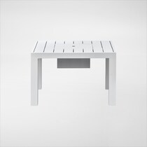 halifax white outdoor sectional set   