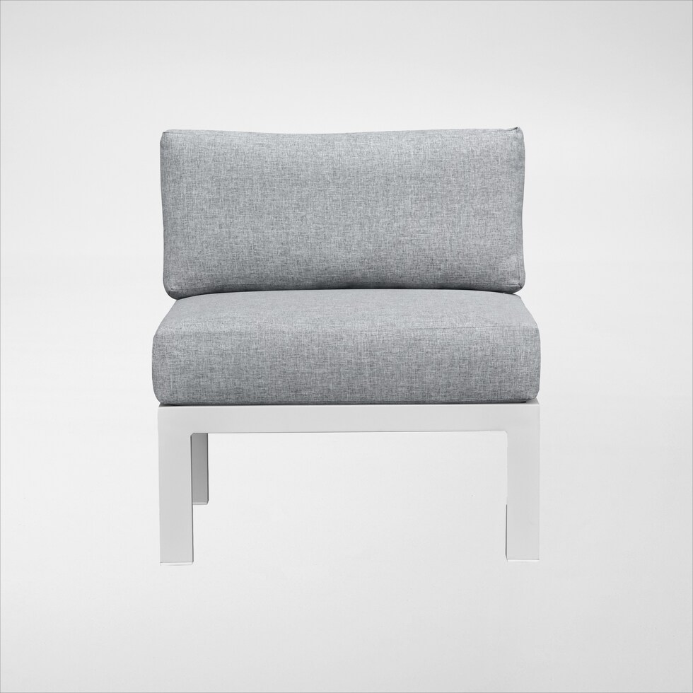 halifax white outdoor sectional set   