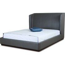 halle gray full bed   