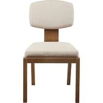 halleck tan dining chair   