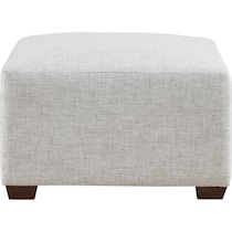 halstead silver gray ottoman   