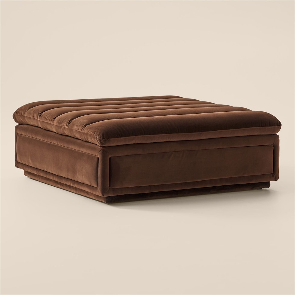 hammock light brown ottoman   