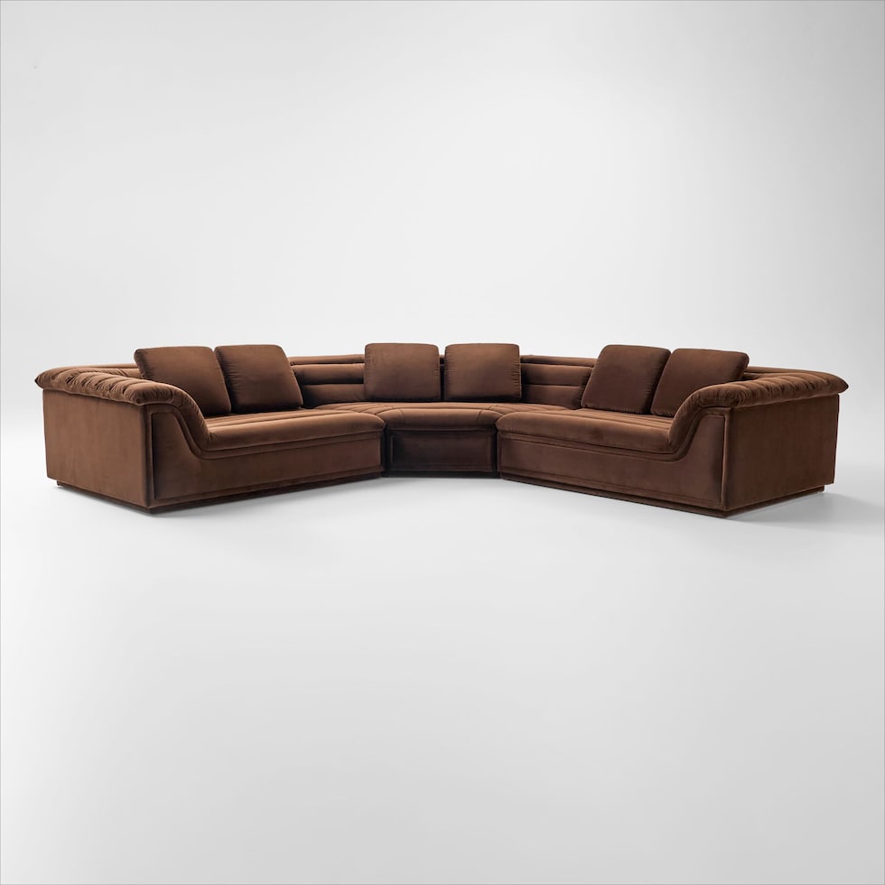 hammock light brown sectional   