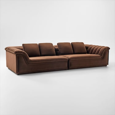 Hammock 2-Piece Media Sofa
