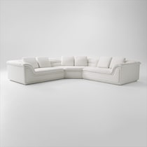 hammock white sectional   