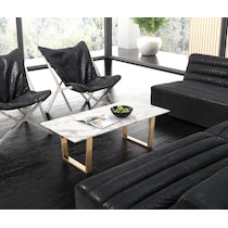 hammy white gold coffee table   