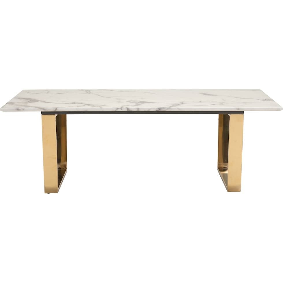 hammy white gold coffee table   