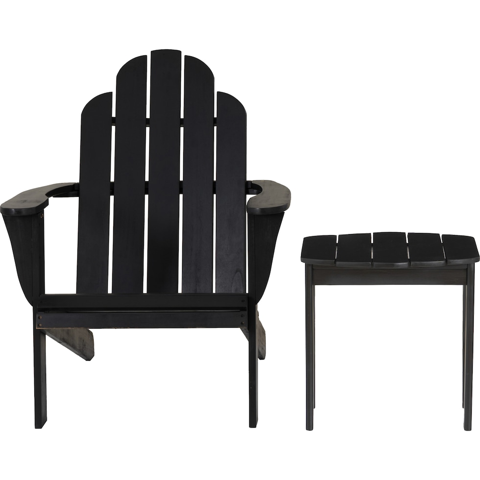 hampton beach black  pc outdoor living   
