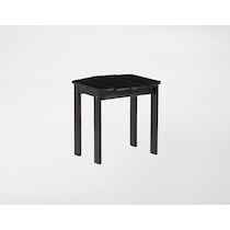 hampton beach black outdoor end table   