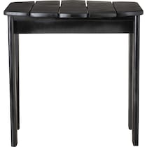 hampton beach black outdoor end table   