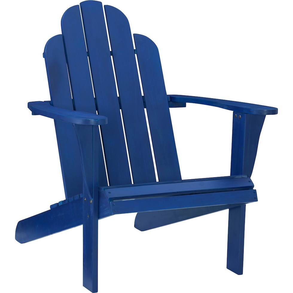 hampton beach blue outdoor chair   