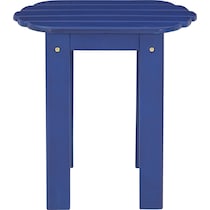 hampton beach blue outdoor end table   