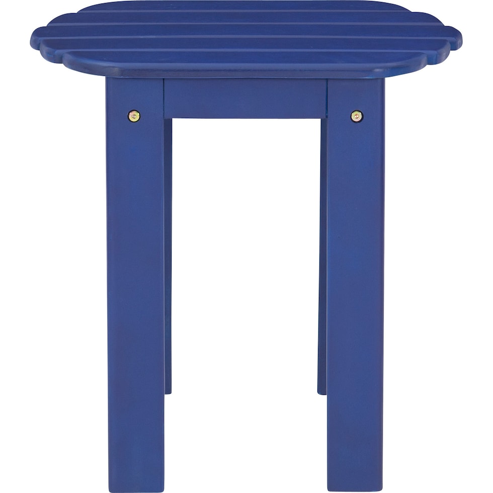 hampton beach blue outdoor end table   