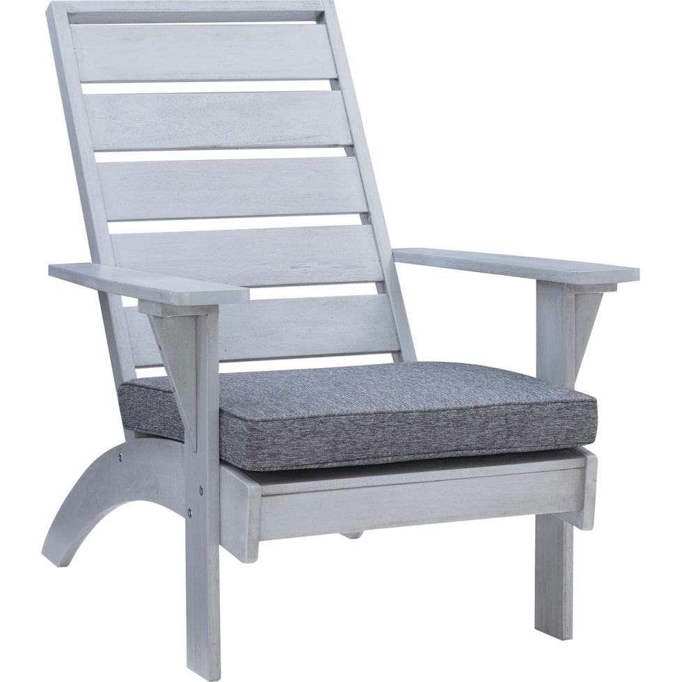 hampton beach gray outdoor chair   