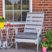 hampton beach gray outdoor chair   