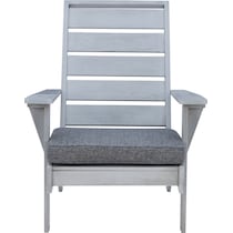 hampton beach gray outdoor chair   