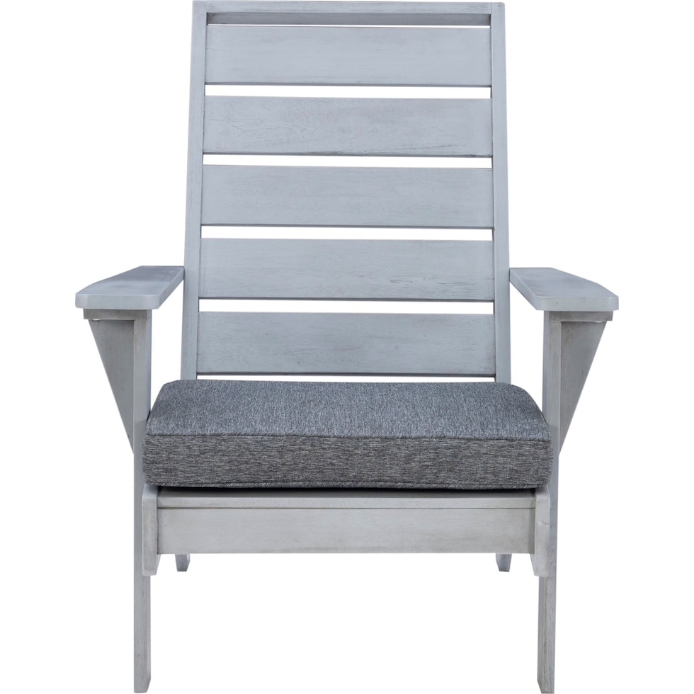 hampton beach gray outdoor chair   