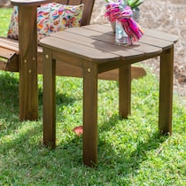 hampton beach light brown outdoor end table   