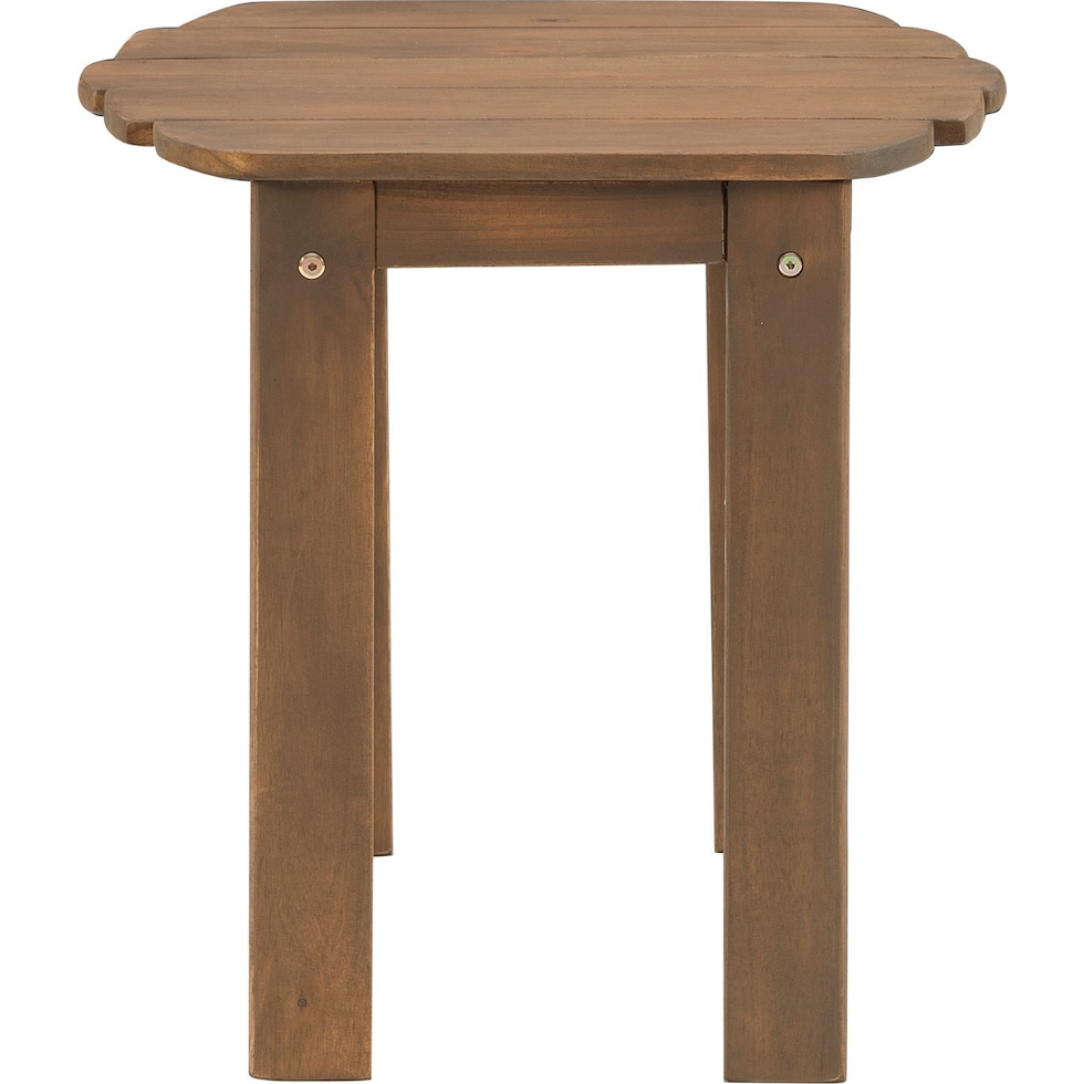 hampton beach light brown outdoor end table   