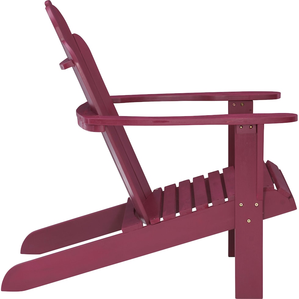 hampton beach red outdoor chair   