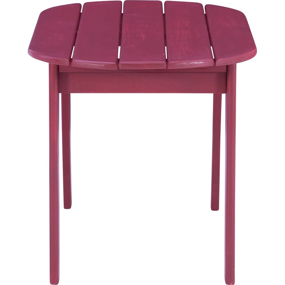 hampton beach red outdoor coffee table   
