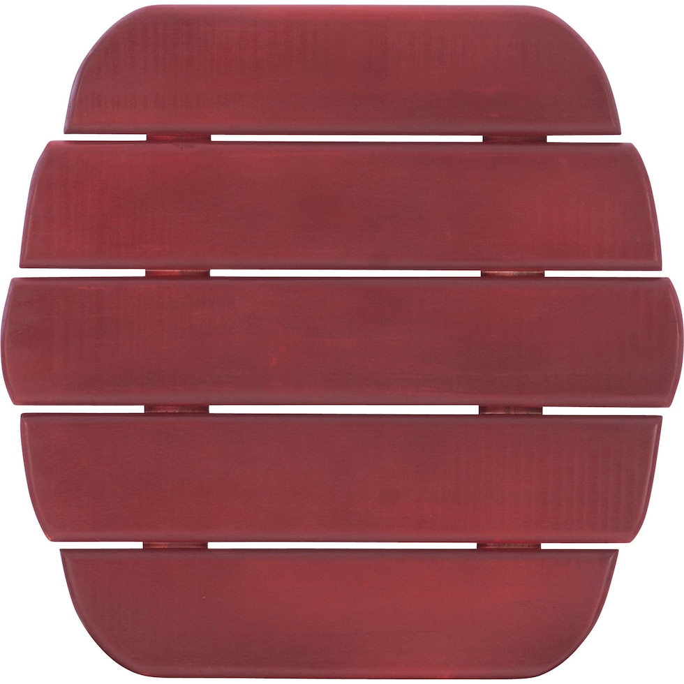 hampton beach red outdoor end table   