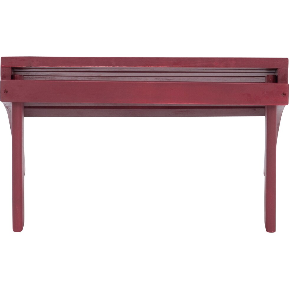 hampton beach red outdoor ottoman   