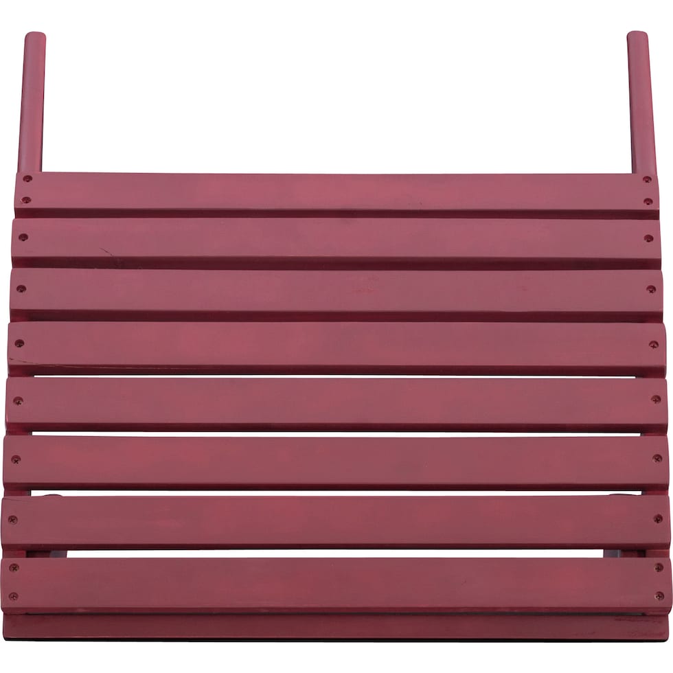 hampton beach red outdoor ottoman   