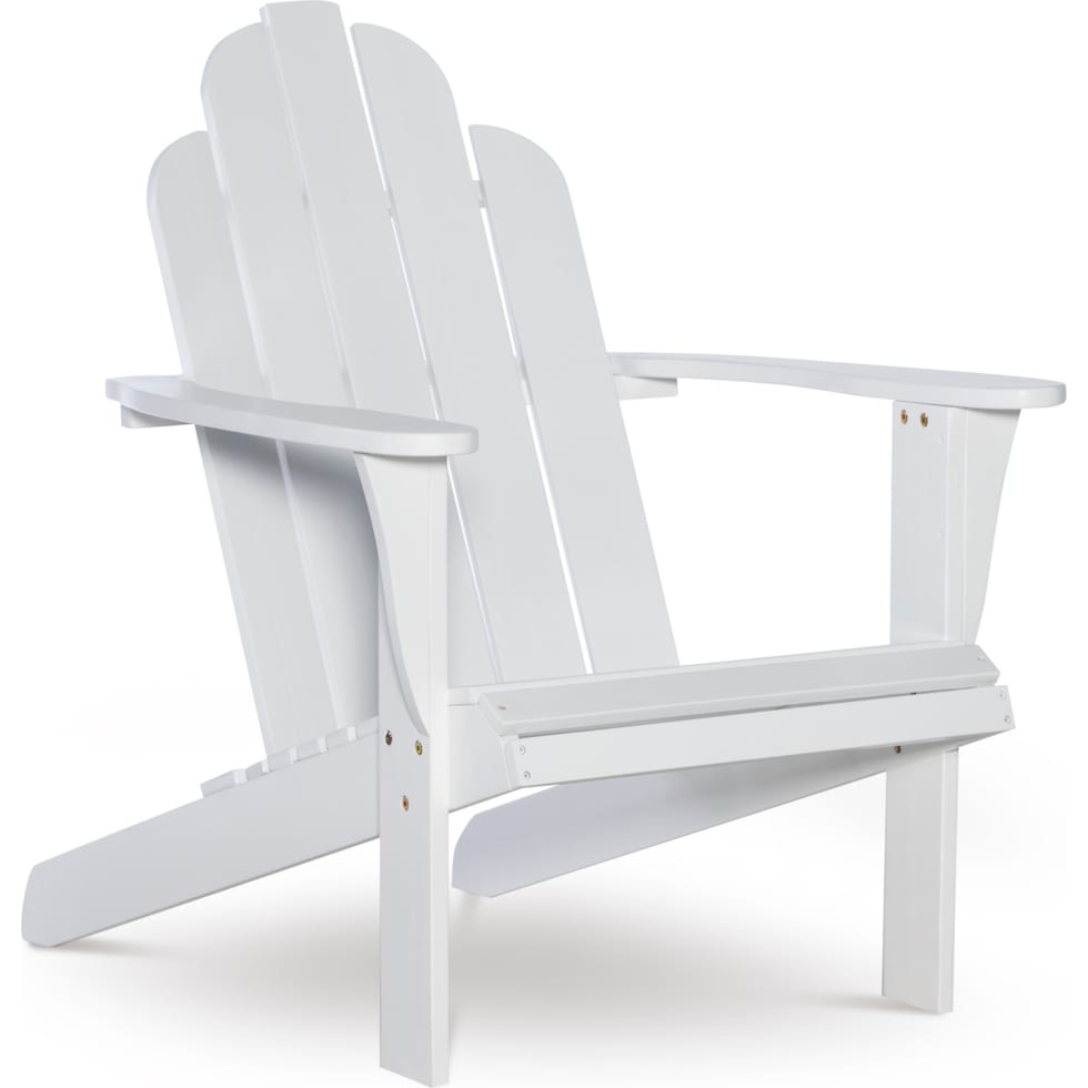 hampton beach white outdoor chair   