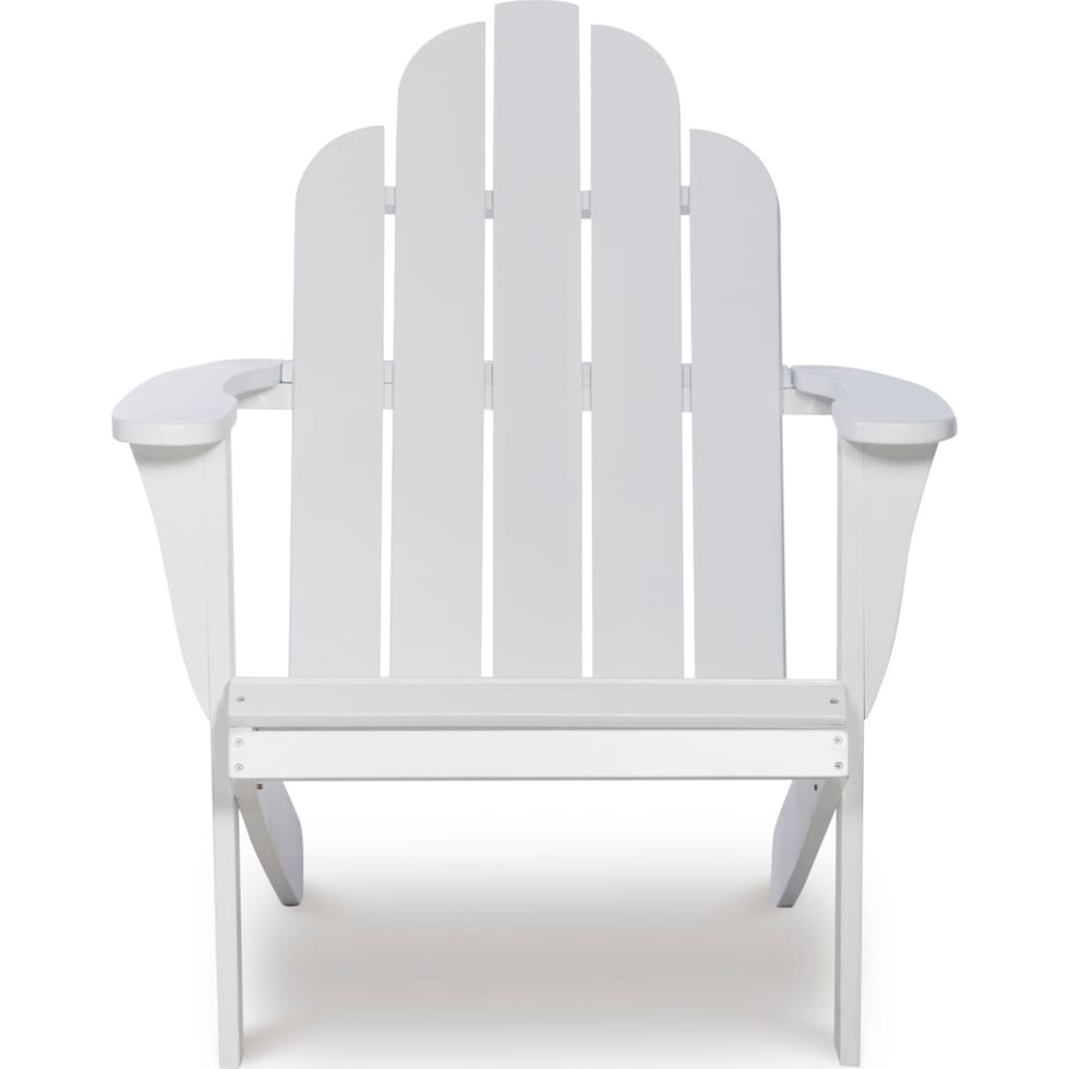 hampton beach white outdoor chair   