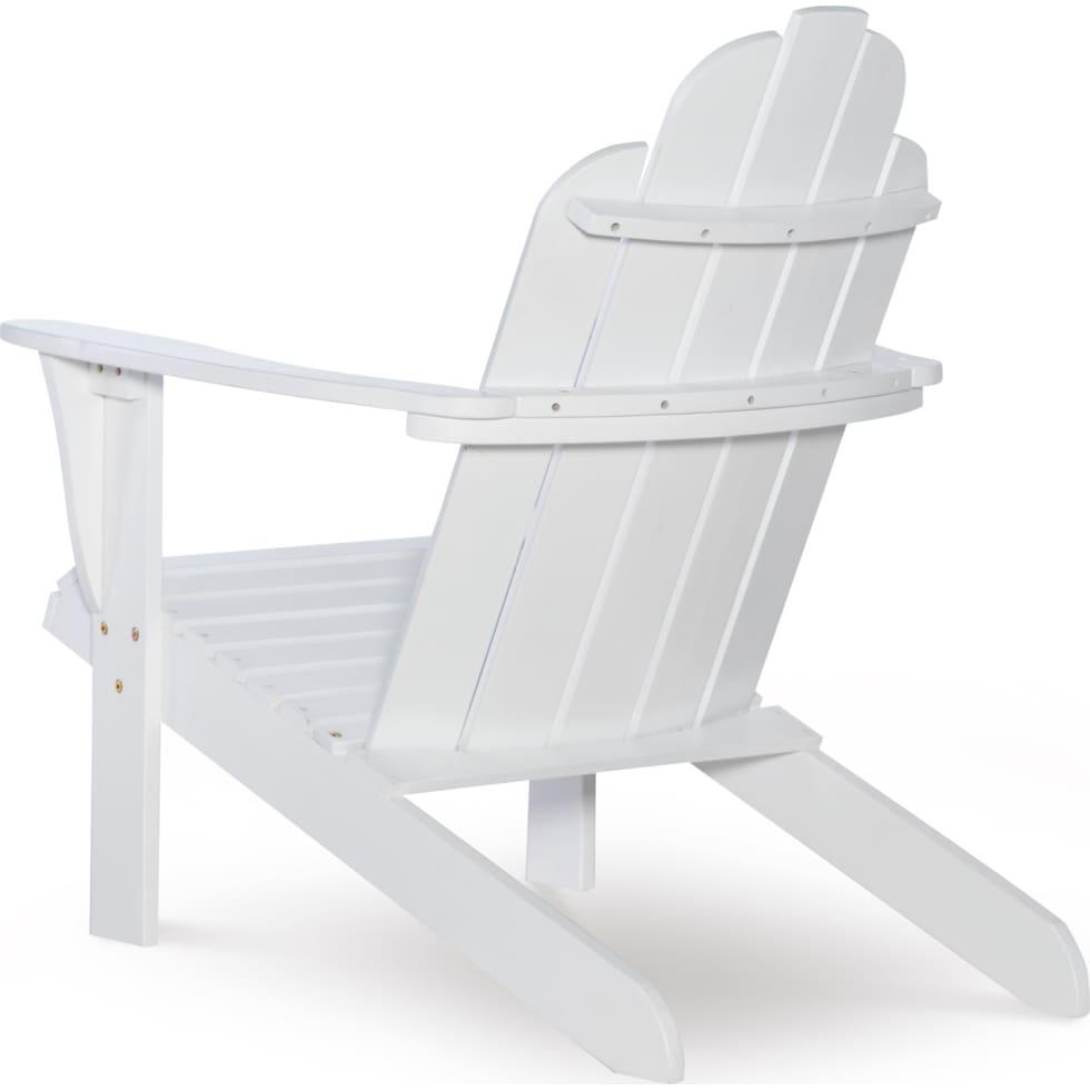 hampton beach white outdoor chair   