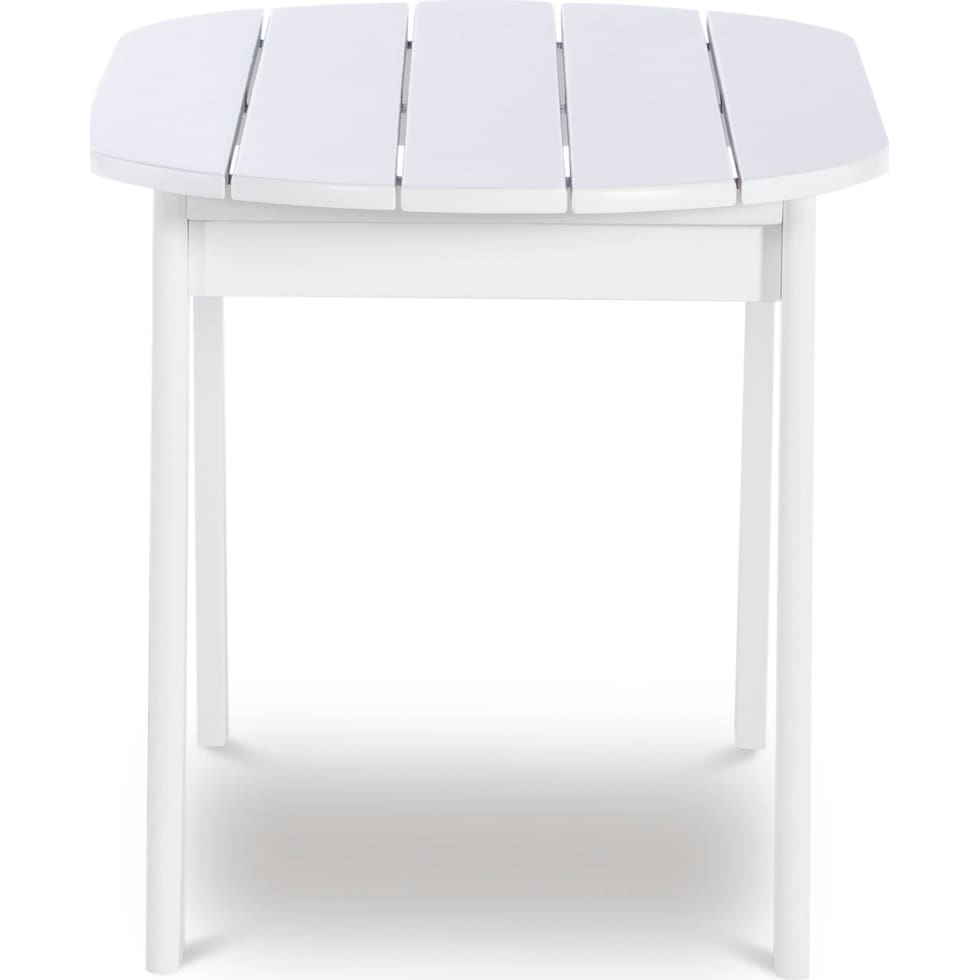 hampton beach white outdoor coffee table   