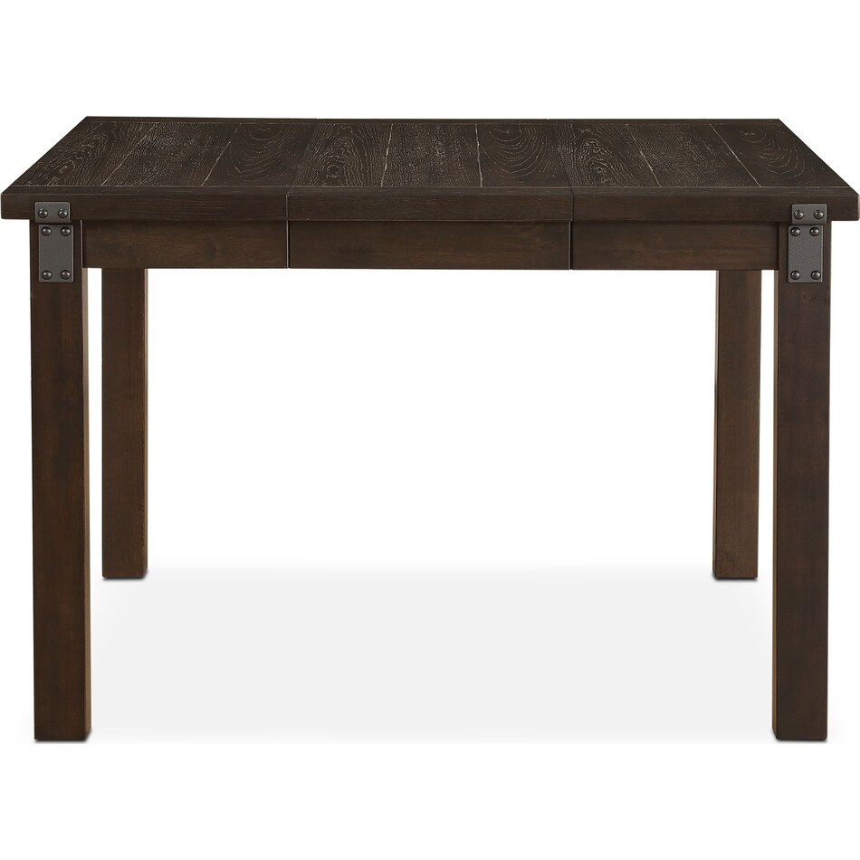 hampton counter height dining dark brown counter height table   