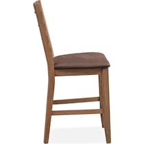 hampton dining light brown counter height stool   