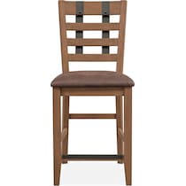 hampton dining light brown counter height stool   