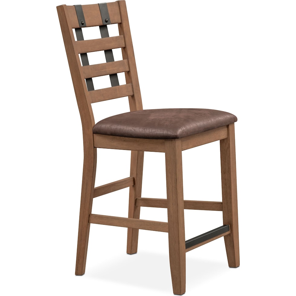 hampton dining light brown counter height stool   