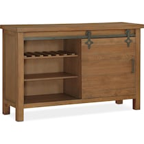 hampton dining light brown server   