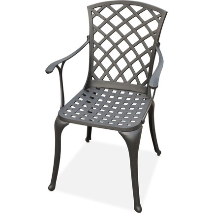 Hana Outdoor High-Back Arm Chair