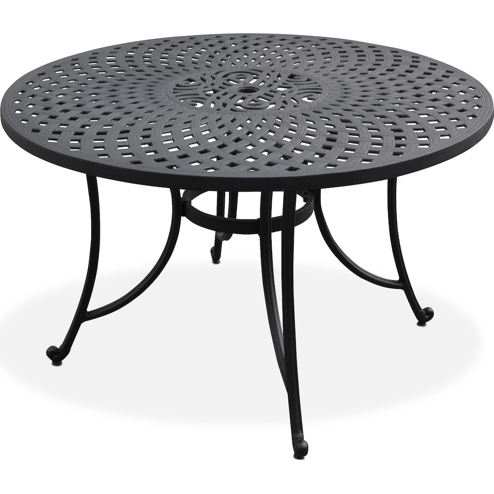 hana outdoor dining black outdoor dining table   