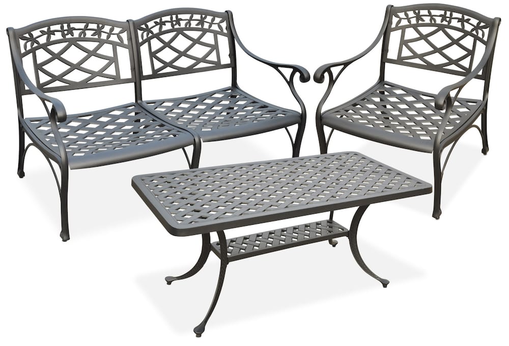 The Hana Outdoor Living Room Collection - Black
