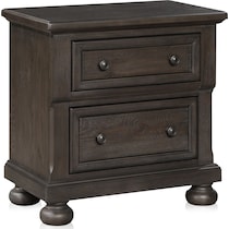 hanover bedroom dark brown  pc king bedroom   