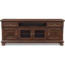 hanover occasional dark brown tv stand   
