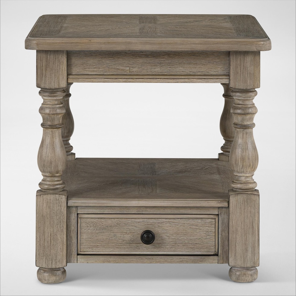 hanover occasional neutral end table   