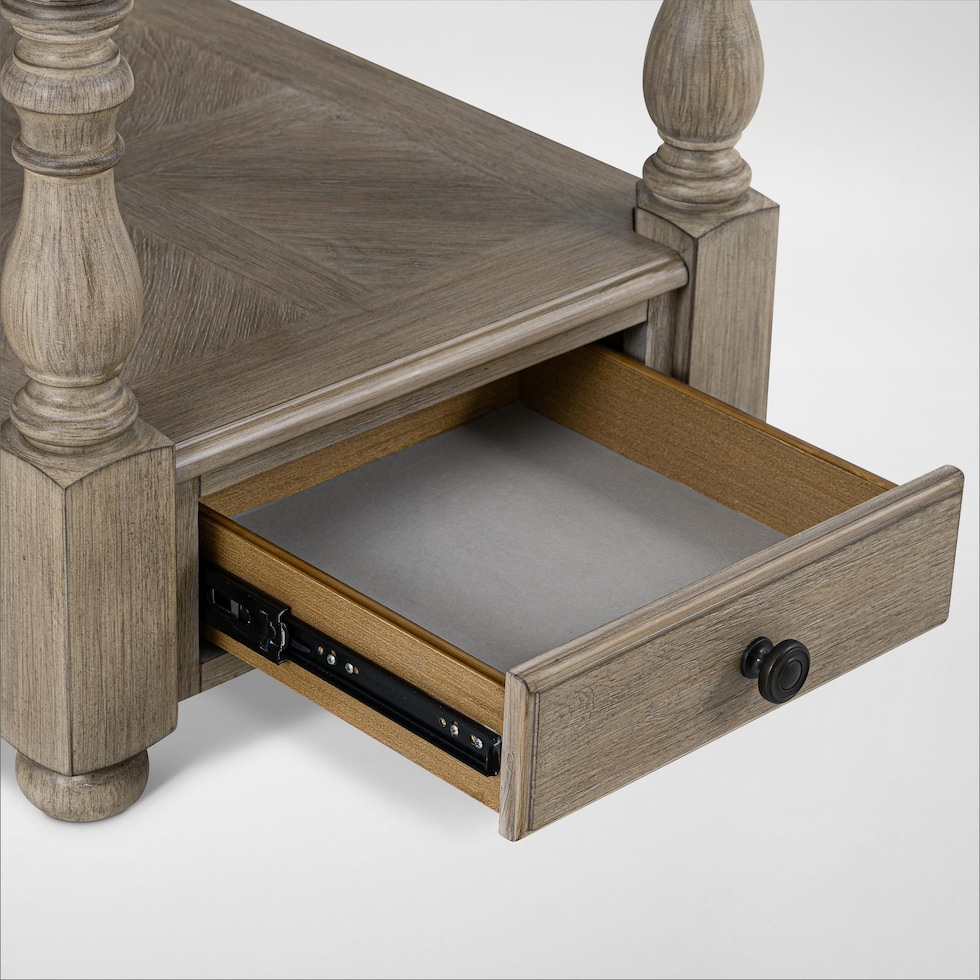 hanover occasional neutral end table   
